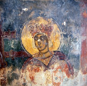 Fresko bysanttilaisessa Agios Georgioksen kirkossa tekijältä Unbekannt Unbekannt