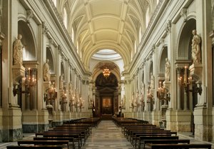 Italia, Sisilian alue, Palermo, katedraali, sisustus, nave tekijältä Unbekannt Unbekannt