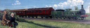 Midland Railway Express matkalla St Pancrasin asemalle, Lontooseen tekijältä Unbekannt Unbekannt