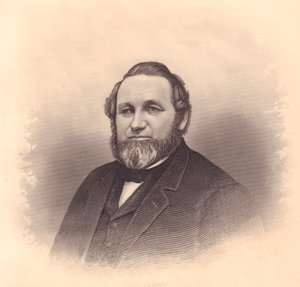 Abel Minardin muotokuva, F E Jonesin kaiverrus ladies