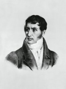 Alessandro Manzonin (1785-1873), italialaisen kirjailijan, runoilijan ja näytelmäkirjailijan muotokuva, kaiverrus tekijältä Unbekannt Unbekannt