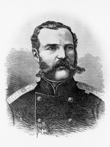 Aleksanteri II Romanovin (1818-1881), Venäjän tsaarin muotokuva vuodelta 1855, kaiverrus tekijältä Unbekannt Unbekannt