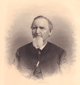 Amerikkalaisen metodistipapin John L Smithin muotokuva, FE Jonesin kaiverrus, noin 1870 tekijältä Unbekannt Unbekannt