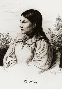 Muotokuva Bettina Brentano von Arnimista (1785-1859) tekijältä Unbekannt Unbekannt