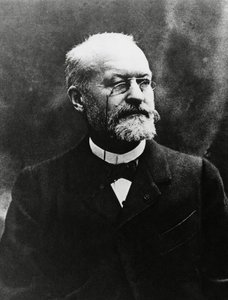 Charles Louis Alphonse Laveranin (1845-1922), ranskalaisen lääketieteen bakteriologin muotokuva, lääketieteen Nobel-palkinto vuonna 1907, kuva Eugene Pirou (1841-1909) tekijältä Unbekannt Unbekannt