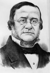Muotokuva Daniele Maninista (1804-1857), italialainen patriootti ja poliitikko, joka oli San Marcon tasavallan presidentti vuosina 1848-1849, kaiverrus Wattin piirtämänä tekijältä Unbekannt Unbekannt