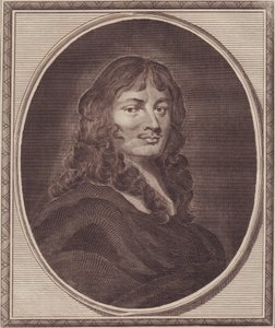 Englannin poliitikon Sir William Templen (1628-1699) muotokuva, John Goldarin (1729-1795) kuparikaiverrus P Lelyn maalauksesta tekijältä Unbekannt Unbekannt