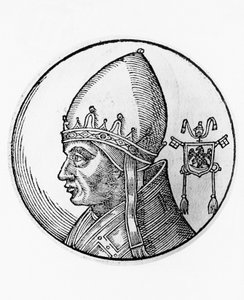 Gregorius IX:n muotokuva (Ugolino dei Conti di Segni, noin 1170-1241). tekijältä Unbekannt Unbekannt