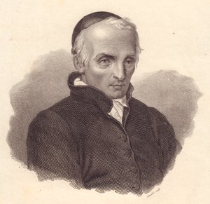 Italian uskonnollisen ja teologin Ottavio Giovanni Battista Assarottin (1753-1829) muotokuva, Bonaldin kuparikaiverrus tekijältä Unbekannt Unbekannt