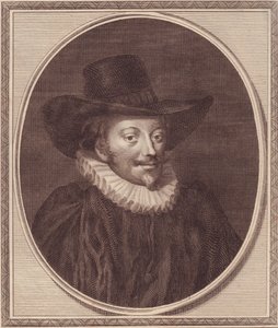 Yorkin arkkipiispan John Williamsin (1582-1650) muotokuva, John Goldarin (1729-1795) kuparikaiverrus tekijältä Unbekannt Unbekannt