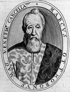 Venetsian suurkanslerin Marco Ottobonin (1554-1649) muotokuva, kaiverrus tekijältä Unbekannt Unbekannt