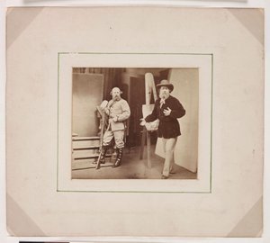 "Rejlander esittelee Rejlander the Volunteerin", n. 1865 tekijältä Unbekannt Unbekannt