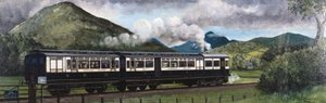 Coniston Steam Motor Train Furnessin rautatiellä, Cumbriassa tekijältä Unbekannt Unbekannt