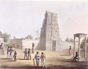 Isang Pagoda sa Strupermador, plate 23 mula sa 