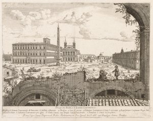 S. Giovanni Lateranossa Rooman kaupungin Locurumin esitteestä, 1666. tekijältä Lievin Cruyl