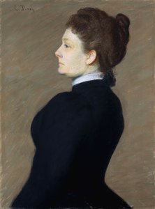 Nainen mustassa