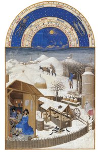 Helmikuu Berryn herttuan rikkaat tunnit, 1412-1416.