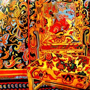 Suzani-huone, 2011 (sekatekniikka) tekijältä linda arthurs