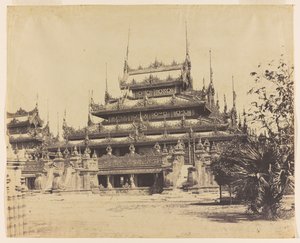 Amerapoora. Maha-Too-Lo-Bounghian Kyoung, 1855 (albumiiniprintti vahatusta paperinegatiivista)
