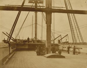 HMS "Impregnable":n kansirakennus, 1852-1854 (kuva). tekijältä Linnaeus Tripe