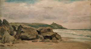 Näkymä kohti Rame Headiä, Cornwall, 1850