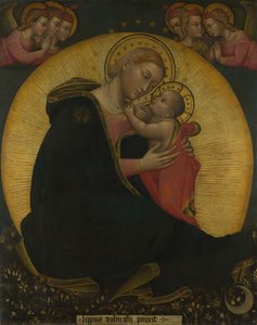 Nöyryyden neitsyt Nöyryyden Madonna, noin 1390 tekijältä Lippo di Dalmasio Scannabecchi