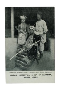 Madam Hamonyah, Kenneman päällikkö, Sierra Leone, n. 1905–1907 tekijältä Lisk-Carew Brothers