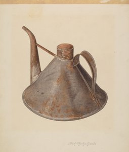 Spouted Oil Can, c. 1938.