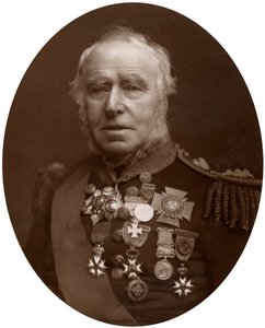 Amiraali Sir Sydney Colpoys Dacres, Greenwichin sairaalan kuvernööri, 1883. tekijältä Lock and Whitfield