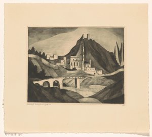 Corte I (alkuperäinen nimi) tekijältä Lodewijk Schelfhout (signed by artist)
