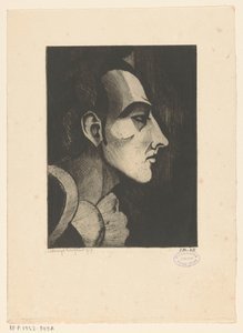 Pierrot I (alkuperäinen nimi) tekijältä Lodewijk Schelfhout (signed by artist)