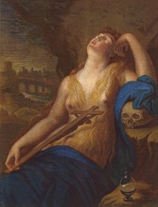 Maria Magdaleena tekijältä Lodovico (after) Carracci