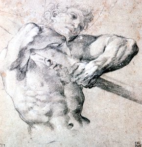 Study of a Figure, c1575-1619 tekijältä Lodovico Carracci