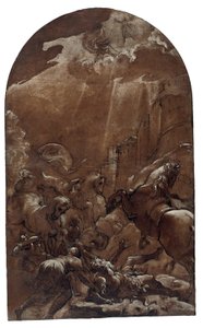 Pyhän Paavalin kääntymys tekijältä Lodovico Carracci