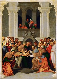 Renessanssi: Kristuksen ympärileikkaus - Die Beschneidung Christi, Mazzolino, Ludovico (1480-1528)