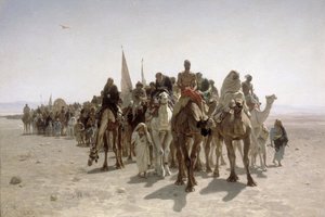 Pyhiinvaeltajat matkalla Mekkaan, 1861
