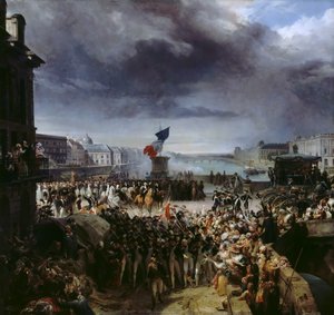Pariisin kansalliskaarti lähtee armeijaan syyskuussa 1792