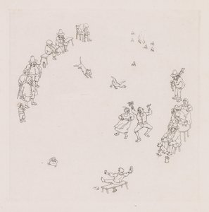 Revelers (Ribauds et Ribaudes) tekijältä Léonce Justin Alexandre Petit
