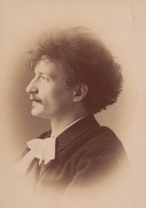 Muotokuva säveltäjä Ignacy Jan Paderewskista 1860-1941, 1890. tekijältä London . Photo studio Elliott and