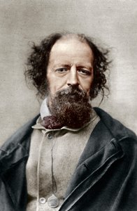 Alfred, Lord Tennyson, Yhdistyneen kuningaskunnan runoilijavoittaja, vuodelta 1867.