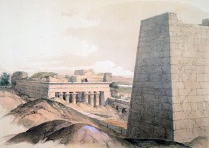 "Edfun temppeli", Egypti, 1800-luku tekijältä Lord Wharncliffe