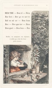 Berthe, Bonte, Well, Barbet, Bergeronnette, Balsamine, Birch, Beak, Becqueter, Arm, Bouquet, Candy, Bottom, sivu 15 - Aakkoset Mademoiselle Lili, L. Froelich ja isä (Hetzel itse). Bibliotheque  Magasin d