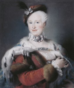 Espanjalaisen Infanta Maria Luisan muotokuva 1745-1792, Pyhän Rooman keisarinna, 1763