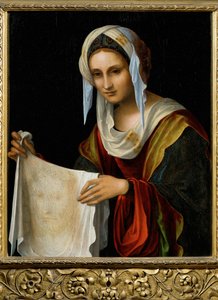 Pyhä Veronica, 1400-luvun loppupuoli (maalaus puulle) tekijältä Lorenzo Costa