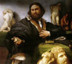 Andrea Odoni (1488-1545) tekijältä Lorenzo Lotto