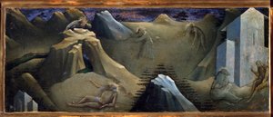 Episodi St Onofrion elämästä tai Lorenzo Monacon (1370-1423) Onuphriuksen maalaus