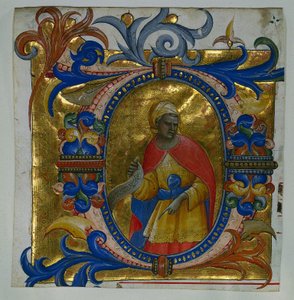 Alkuperäinen D[eus in loco], jossa profeetta erotettiin asteittaisesta, 1409-1010. tekijältä Lorenzo Monaco