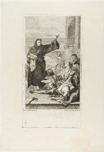 Pyhän Antoniuksen Padovalaisen ihme tekijältä Lorenzo Tiepolo
