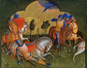 Paul Predella -paneelin muunnos, noin 1370. tekijältä Lorenzo Veneziano