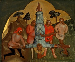Peter Predellan ristiinnaulitseminen -paneeli, noin 1370.